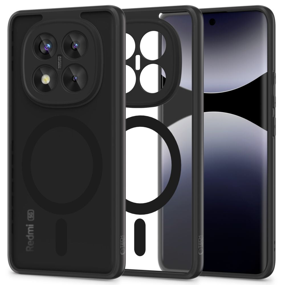 Tech-Protect MagMat MagSafe dėklas Redmi Note 14 Pro+ 5G – juodas -- Xiaomi Redmi Note 14 Pro+