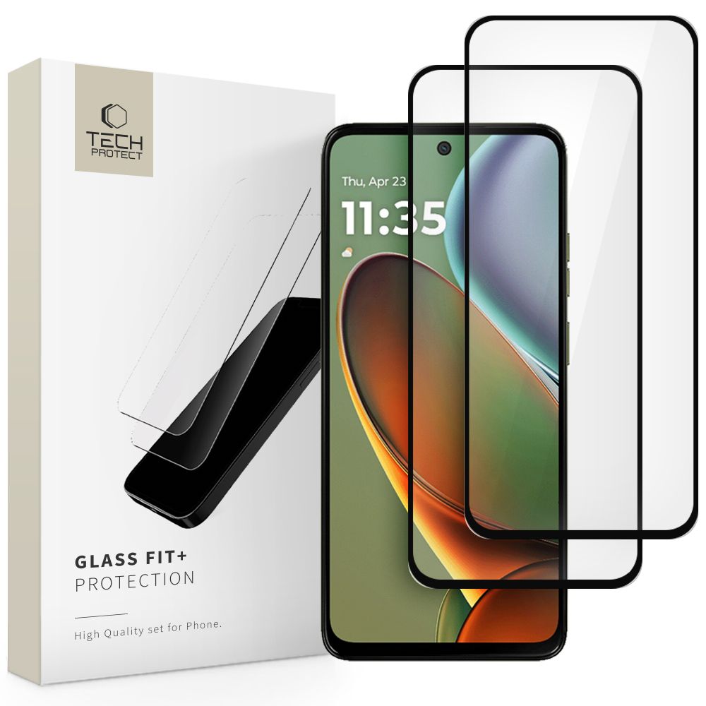 Tech-Protect Glass Fit+ stiklas Moto G15/G05 – 2 vnt. -- Motorola Moto G15 / Motorola Moto G15 Power / Motorola Moto G05...