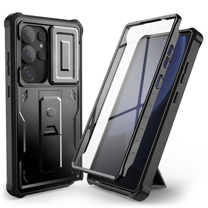 Tech-Protect Kevlar Cam+ dėklas Galaxy S25 Ultra – juodas -- Samsung Galaxy S25 Ultra