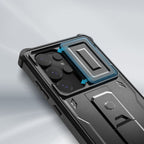 Tech-Protect Kevlar Cam+ dėklas Galaxy S25 Ultra – juodas -- Samsung Galaxy S25 Ultra