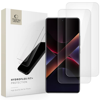 Tech-Protect Hydroflex Fit+2-Pack Hydrogel Film, skirtas Xiaomi Redmi Note 14 Pro 5G / 14 Pro+ 5G / Poco ZZTOK -K9ZZ...