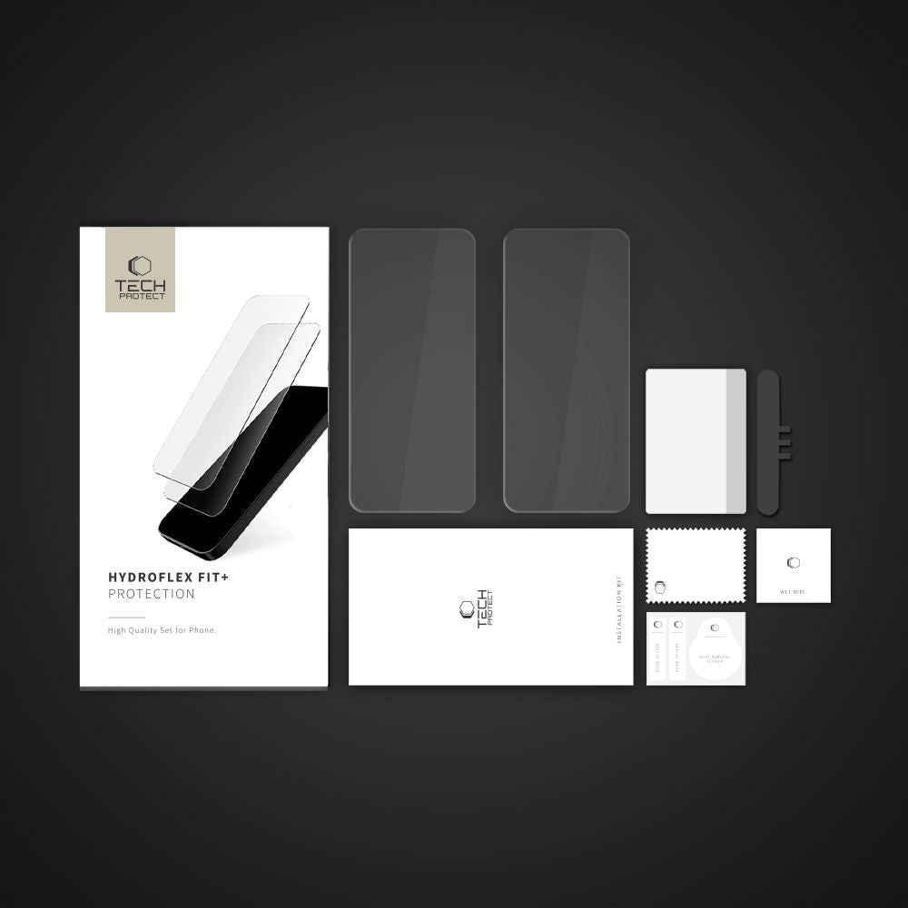 Tech-Protect Hydroflex Fit+2-Pack Hydrogel Film, skirtas Xiaomi Redmi Note 14 Pro 5G / 14 Pro+ 5G / Poco ZZTOK -K9ZZ...