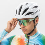 Rockbros fotochromines dviračio akiniai su UV apsauga ir taisomąja įdėkle - žalia -- Cycling Eyewear