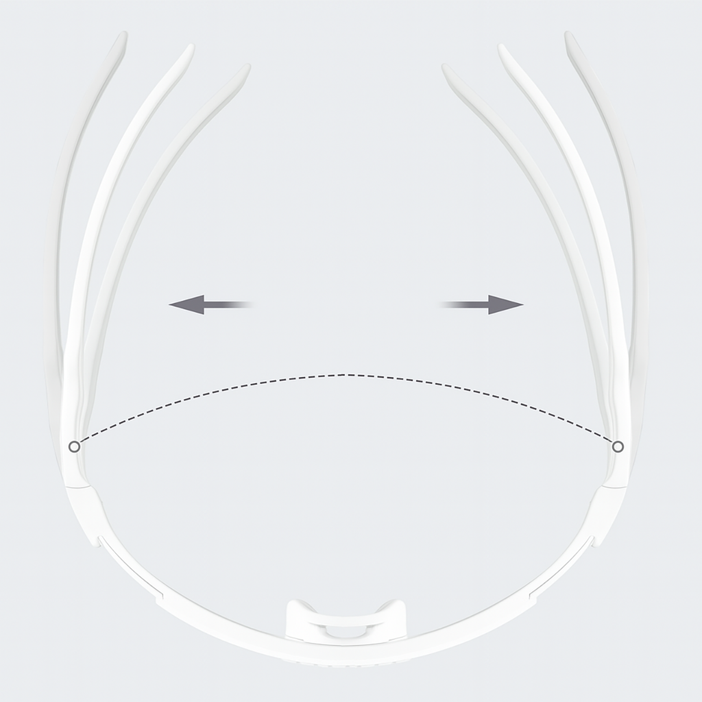 Rockbros fotochromines dviračio akiniai su UV apsauga ir taisomąja įdėkle - skaidri -- Cycling Eyewear