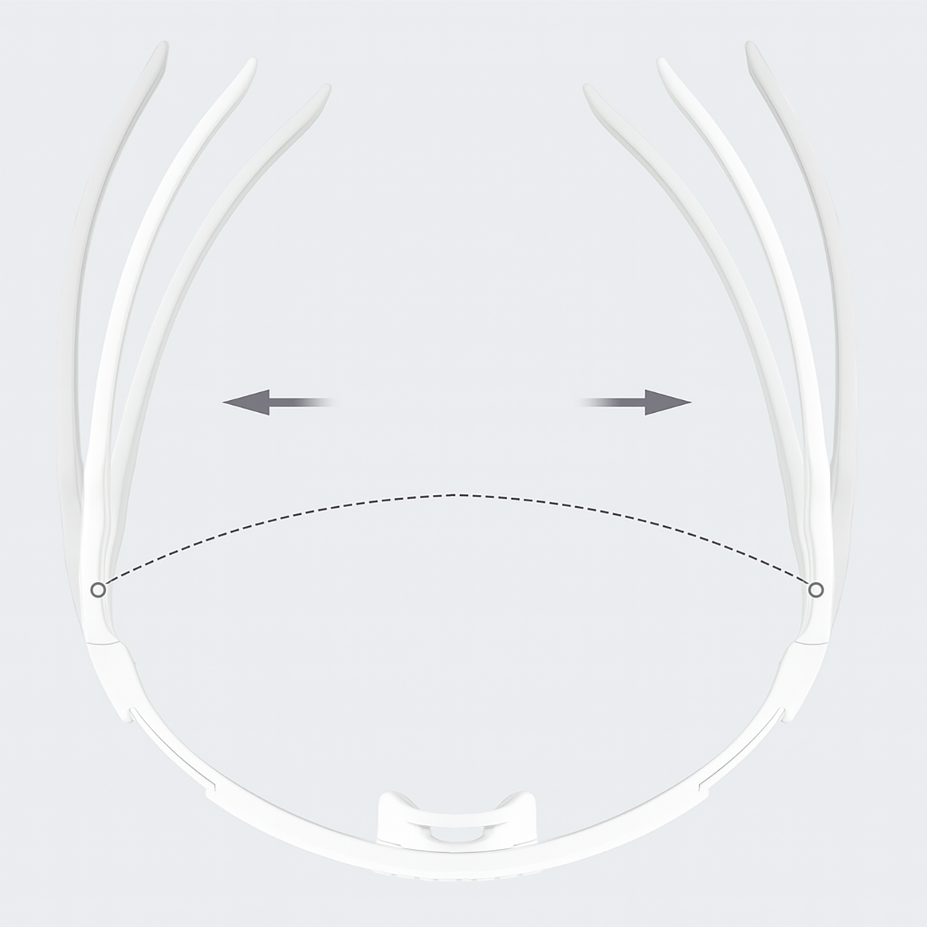 Rockbros fotochromines dviračio akiniai su UV apsauga ir taisomąja įdėkle - skaidri -- Cycling Eyewear