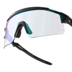 Rockbros Fotochromiai Dviratininko Akiniai su UV Apsauga ir Korektyvine Šablonike - Juodi -- Cycling Eyewear