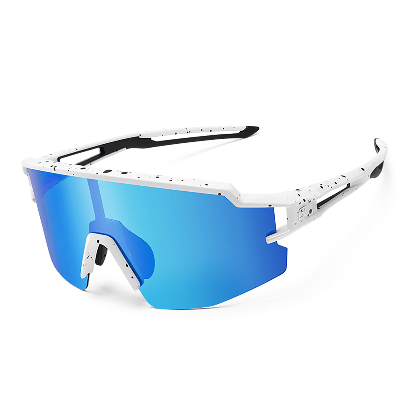 Rockbros Vaikų Dviratininko Akiniai, Poliarizuoti, UV Apsauga, Vaikams - Balti -- Cycling Eyewear