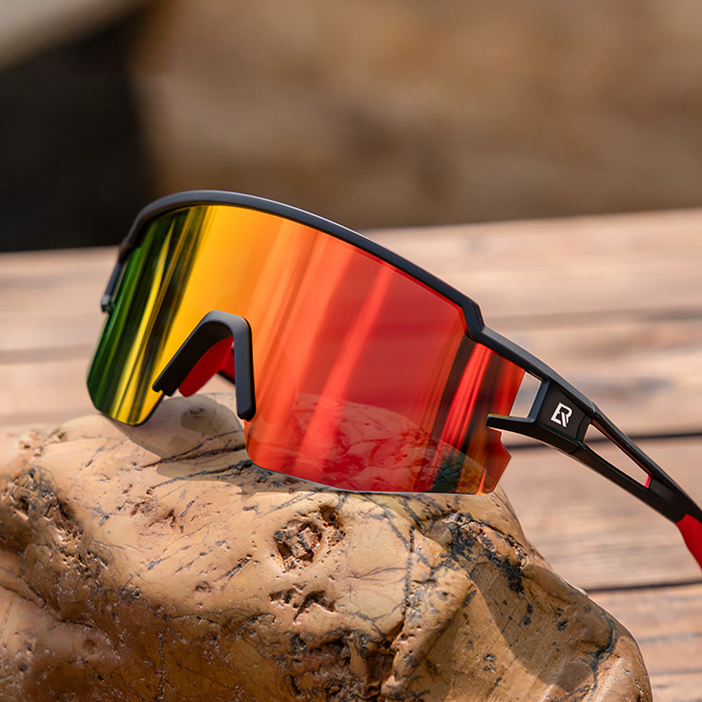 Rockbros vaikams skirti dviratininkų akiniai, poliarizuoti, UV apsauga, juoda -- Cycling Eyewear