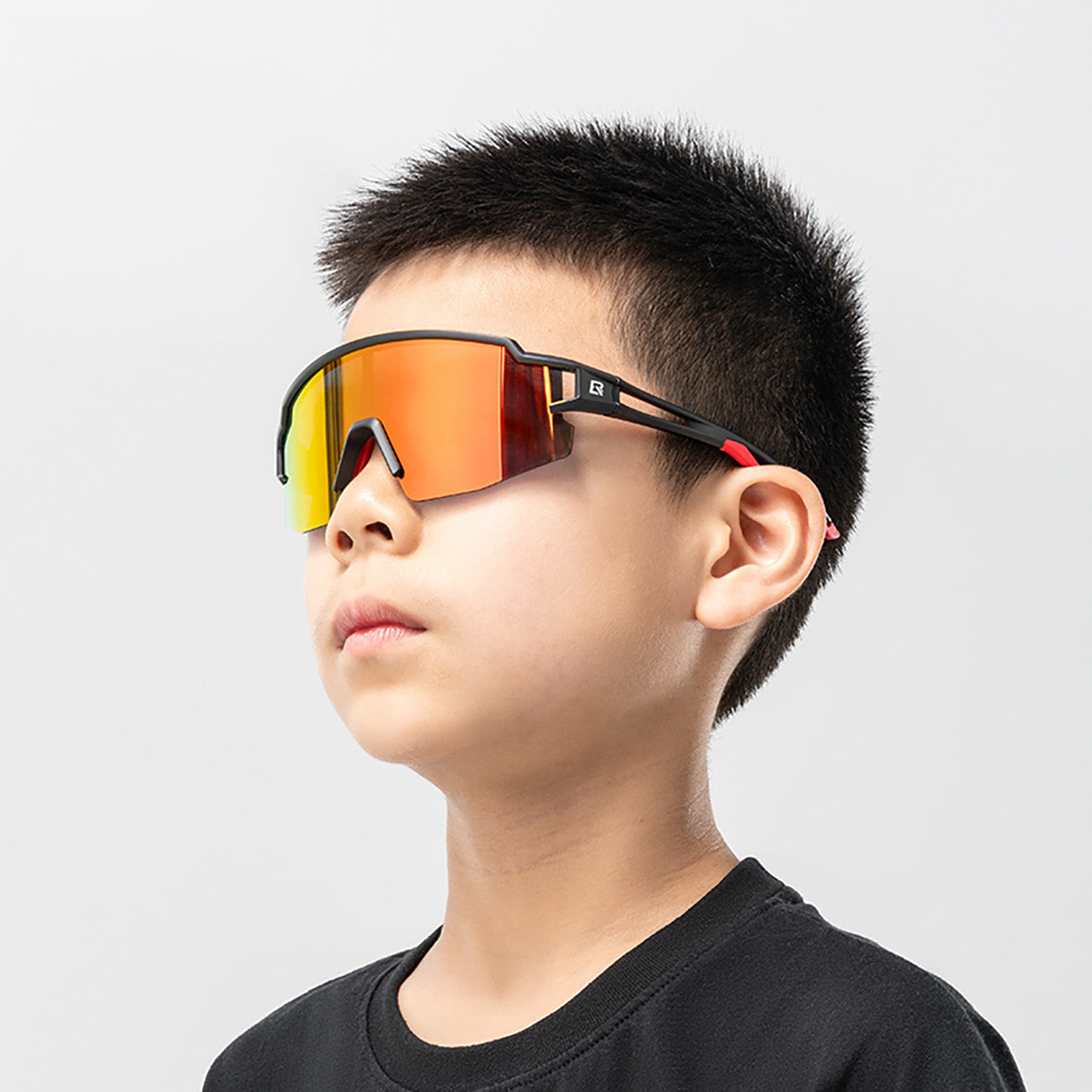 Rockbros vaikams skirti dviratininkų akiniai, poliarizuoti, UV apsauga, juoda -- Cycling Eyewear