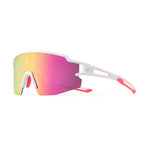 Rockbros vaikiški dviratininkų akiniai, poliarizuoti, UV apsauga, vaikams - balti -- Cycling Eyewear