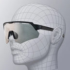 Rockbros Poliarizuoti Dviračio Akiniai su UV Apsauga ir Korektyviu Įdetu - Pilka -- Cycling Eyewear