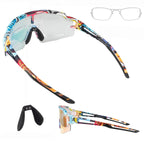 Rockbros Fotochrominis Dviračio Akiniai su UV Apsauga ir Korektyviu Įdetu - Daugiaspalvis -- Cycling Eyewear