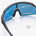Rockbros poliarizuoti dviračio akiniai su UV apsauga ir korekciniu įdėklu mėlyniems stiklams - juodi -- Cycling Eyewear