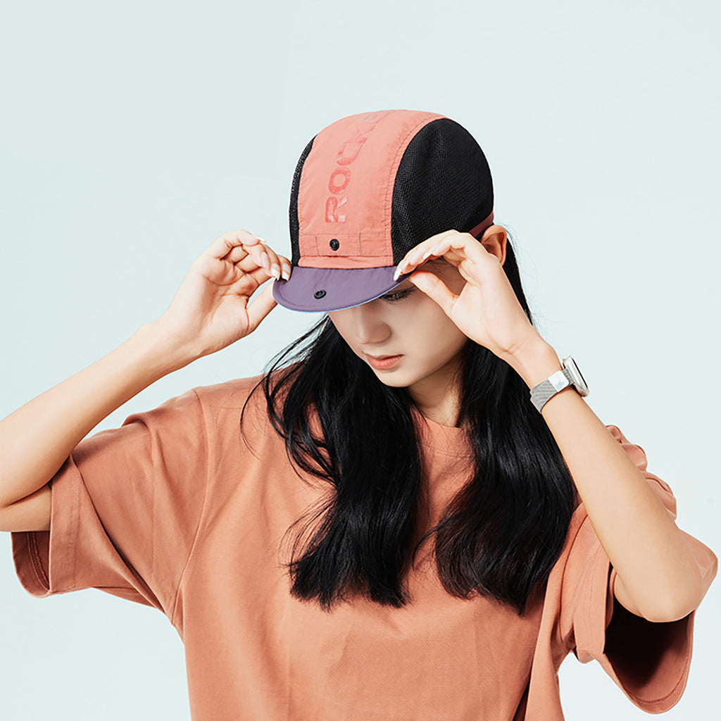 Rockbros dviračio kepurė su snapeliu - raudona -- Bicycle Helmets