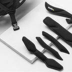 Rockbros dviračio šalmas su snapeliu, nuimamais UV apsauginiais akiniais, uniseksas – juodas/rudas -- Bicycle Helmets