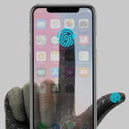 Rockbros kvėpuojančios pilnos rankos dviračio pirštinės, Dydis: S - žalia -- Bicycle Gloves