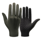 Rockbros kvėpūs pilnos pirštų dviračio pirštinės, dydis: XXL - žalia -- Bicycle Gloves