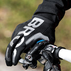 Rockbros dviračio pirštinės, šilumos izoliuojančios, ilgos, dydis: XXL - juoda ir pilka -- Bicycle Gloves
