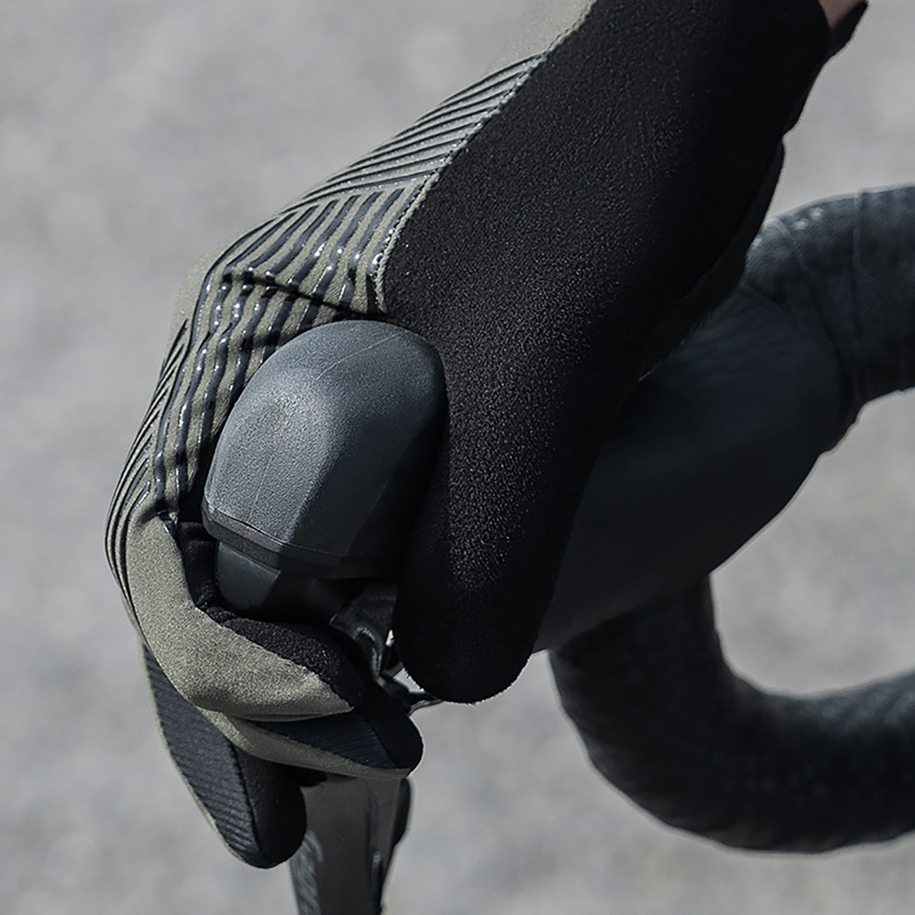 Rockbros dviračio pirštinės pavasaris/vasara/ruduo, pilnos, dydis: L - žalia -- Bicycle Gloves