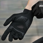 Rockbros dviratininko pirštinės pavasaris/vasara/ruduo, visapiusės, dydis: XL - juodos -- Bicycle Gloves
