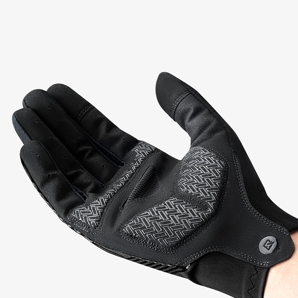 Rockbros dviratininko pirštinės pavasaris/vasara/ruduo, visapiusės, dydis: XL - juodos -- Bicycle Gloves