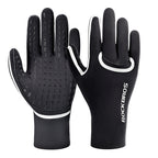 Rockbros pilnai nepermatomos dviratininko pirštinės, dydis: S/M - juodos -- Bicycle Gloves