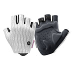 Rockbros MTB dviračio pirštinės dydis: S - baltos ir juodos spalvos -- Bicycle Gloves