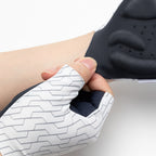 Rockbros MTB dviračio pirštinės dydis: XL - baltos ir juodos spalvos -- Bicycle Gloves