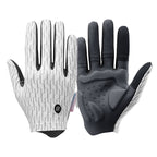 Rockbros sportinės pirštinės visateigės pavasario-vasaros dydis L - baltos ir juodos spalvos -- Bicycle Gloves