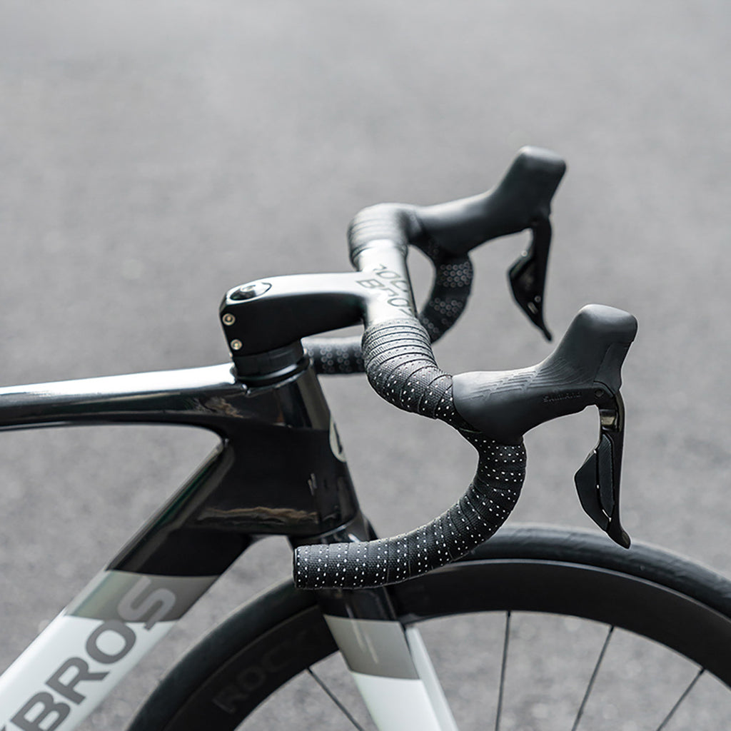 Rockbros vairo lipduka perforuota silikonas - juoda -- Cycling Accessories