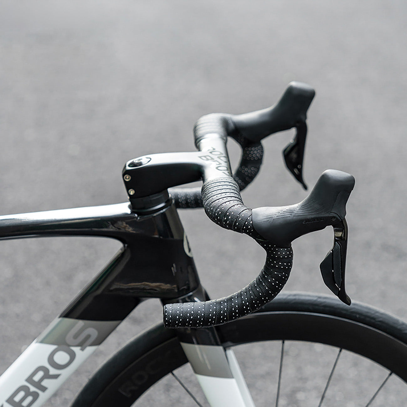 Rockbros vairo lipduka perforuota silikonas - juoda -- Cycling Accessories