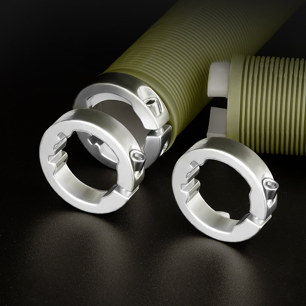 Rockbros dviračio rankenėlės neslydančios sukimo rankenėlės - Juoda -- Bicycle Handlebar Grips