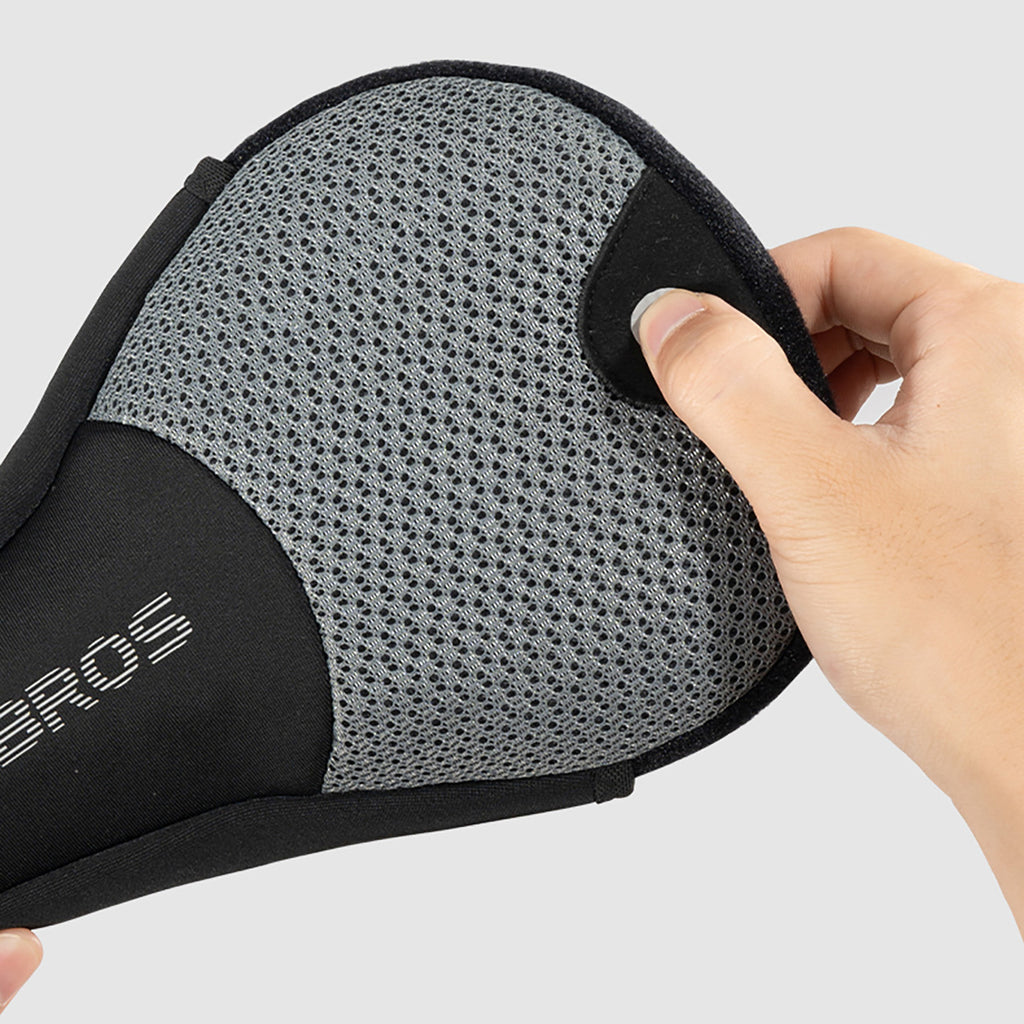 Rockbros dviračio sėdynės pagalvėlės dangis dydis L - Pilka -- Bicycle Covers
