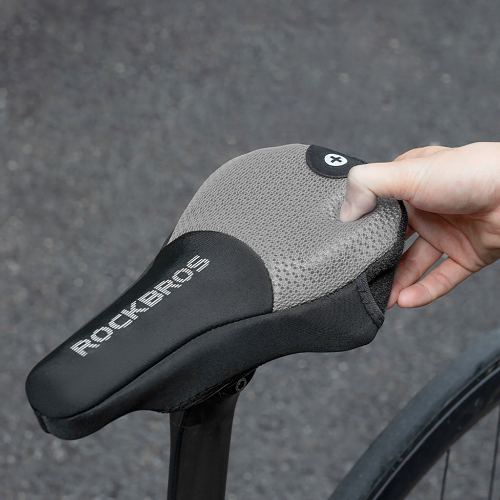 Rockbros dviračio sėdynės pagalvėlės dangis dydis S - Juodas -- Bicycle Covers