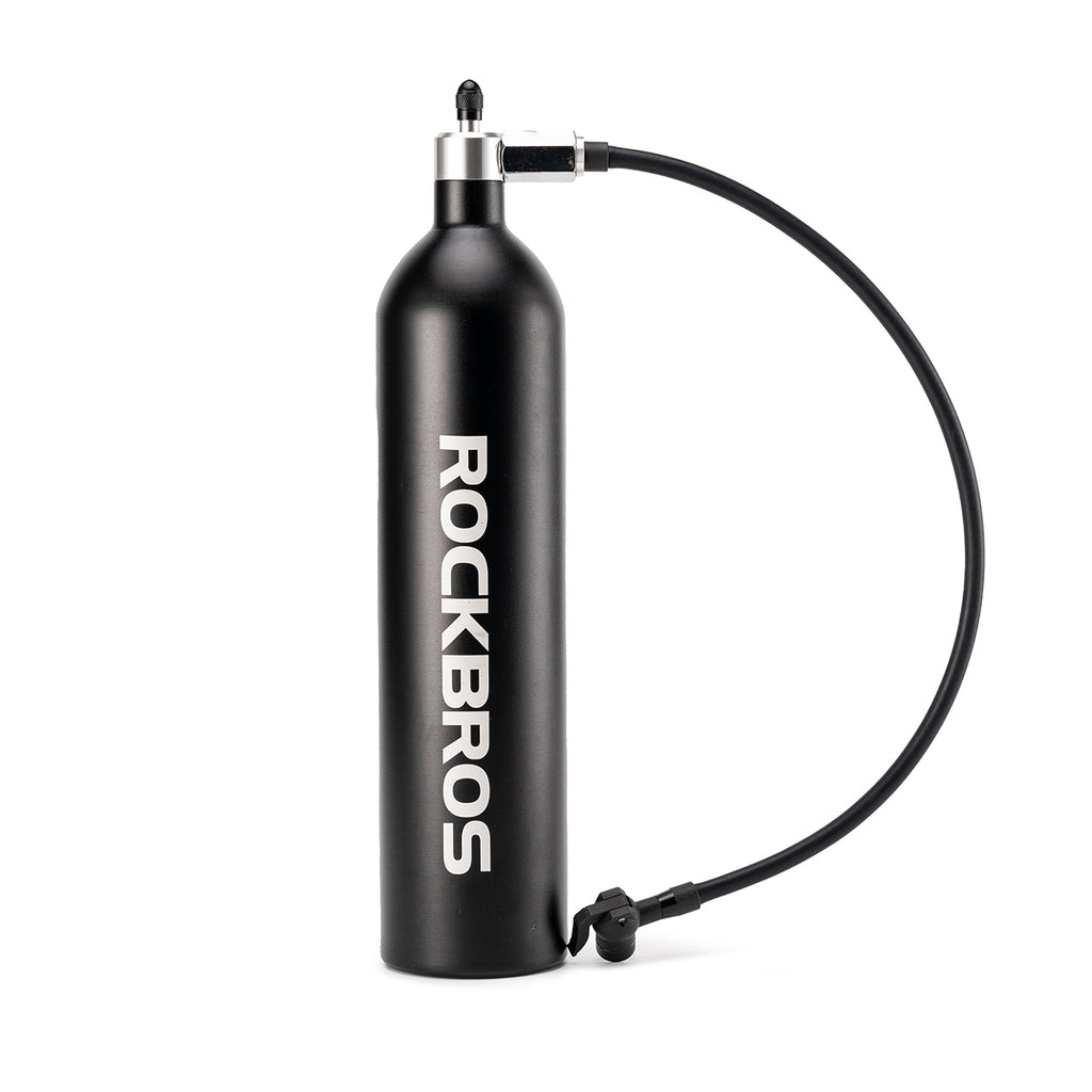 Rockbros bevamzdinės padangos slėgio bakas 200 PSI 1,2l - juodas -- Uncategorized