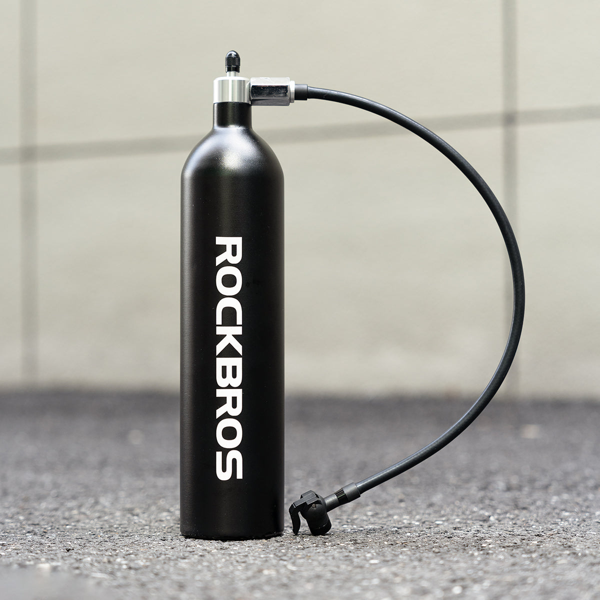 Rockbros bevamzdinės padangos slėgio bakas 200 PSI 1,2l - juodas -- Uncategorized