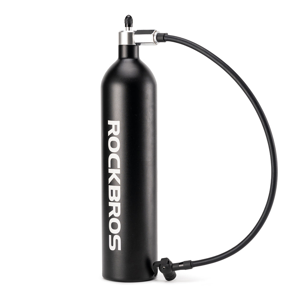 Rockbros bevamzdinės padangos slėgio bakas 200 PSI 1,2l - juodas -- Uncategorized