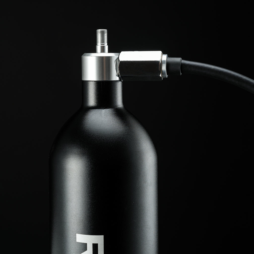 Rockbros bevamzdinės padangos slėgio bakas 200 PSI 1,2l - juodas -- Uncategorized