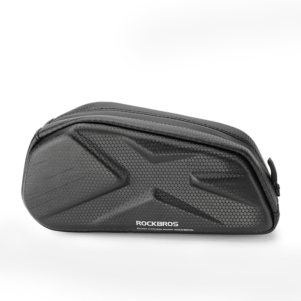 Rockbros Dviračio krepšys, Rigid, Rėmas, Top Tube, 1.4l - Juoda -- Bicycle Bags