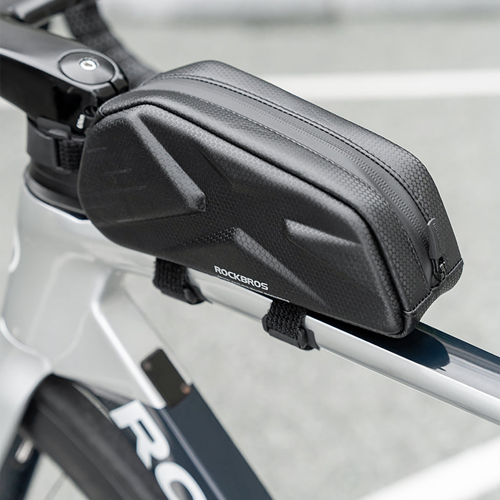 Rockbros Dviračio krepšys, Rigid, Rėmas, Top Tube, 1.4l - Juoda -- Bicycle Bags