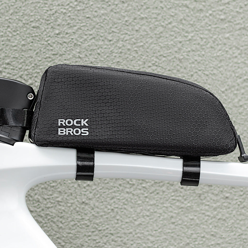 Rockbros viršutinė rėmo krepšeliai 0.9l - Juodas -- Bicycle Bags