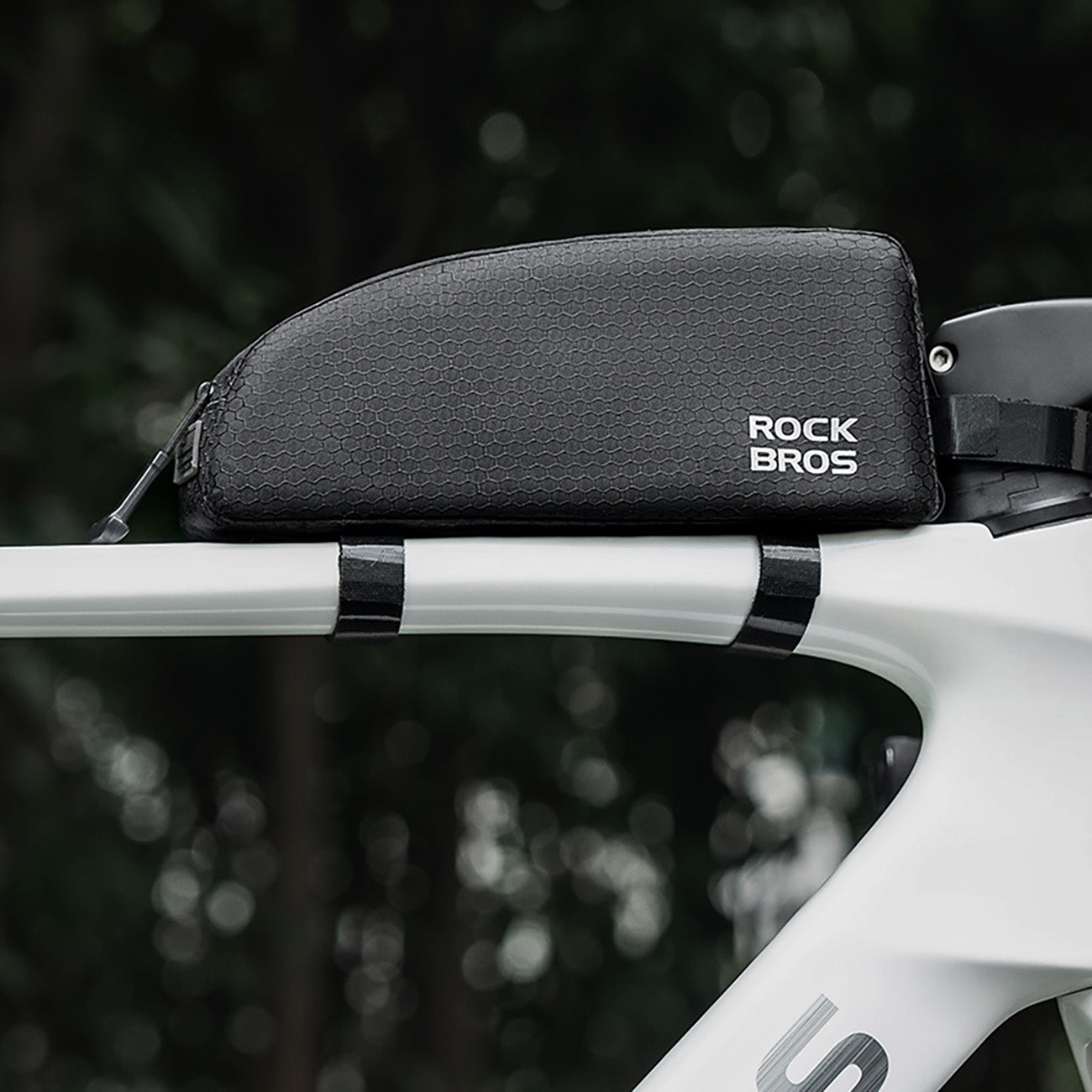 Rockbros viršutinė rėmo krepšeliai 0.9l - Juodas -- Bicycle Bags