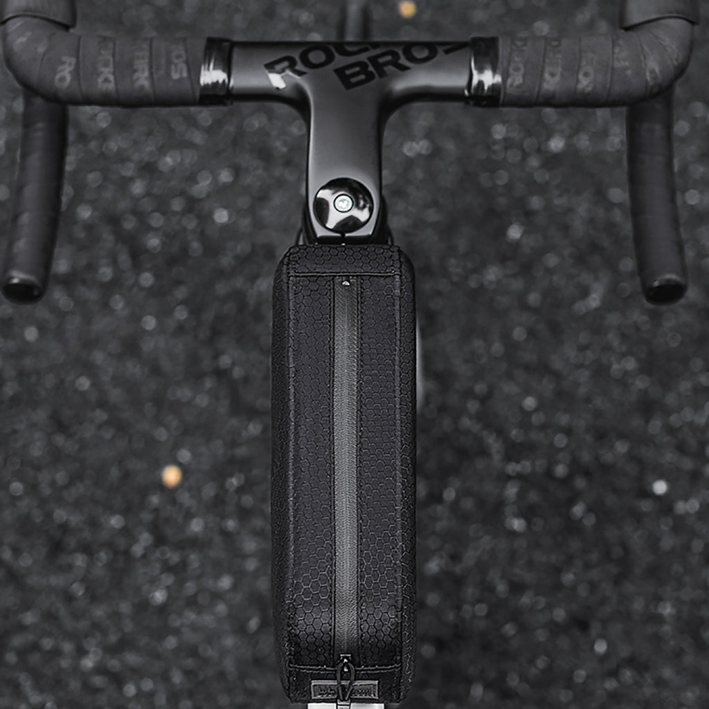 Rockbros viršutinė rėmo krepšeliai 0.9l - Juodas -- Bicycle Bags