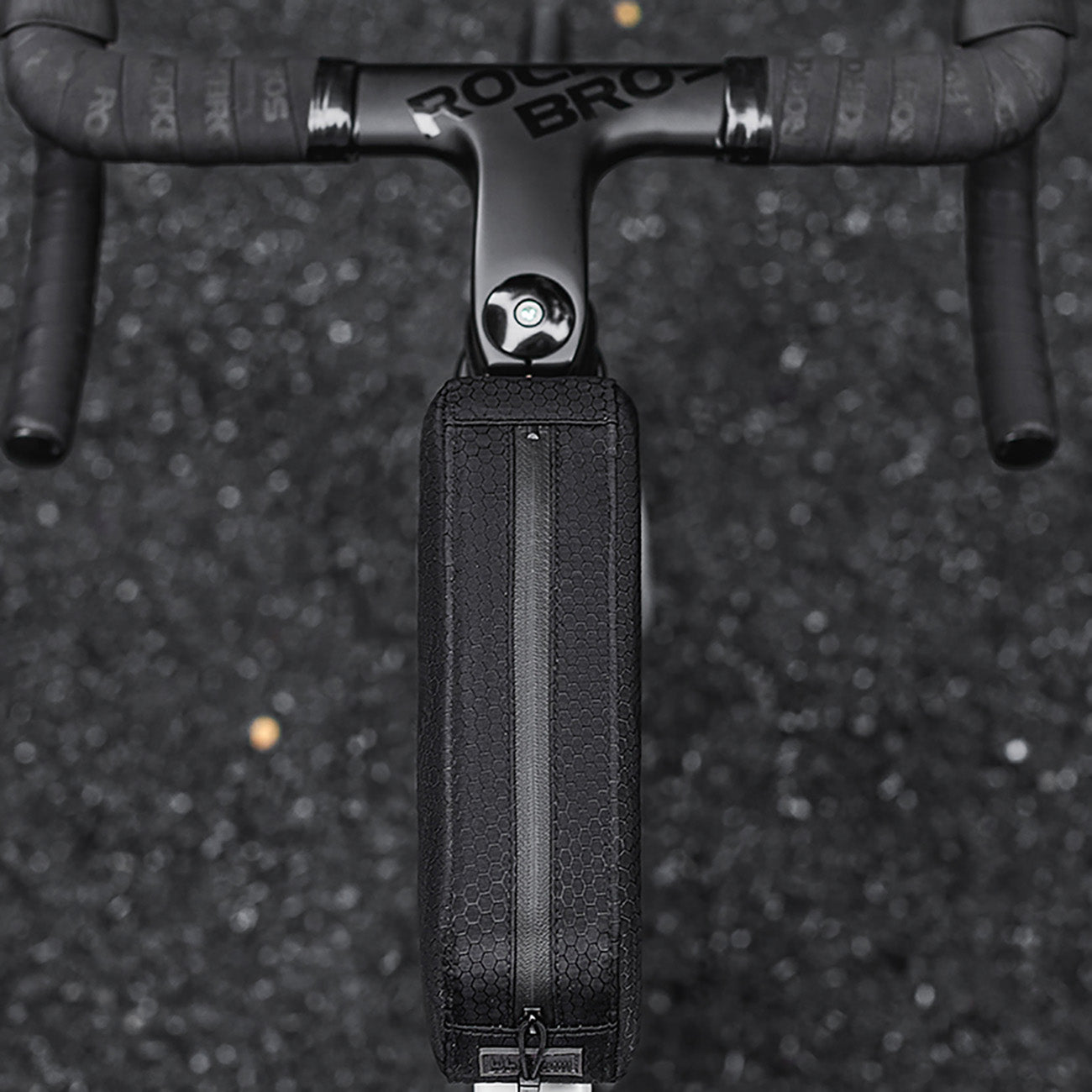 Rockbros viršutinė rėmo krepšeliai 0.9l - Juodas -- Bicycle Bags