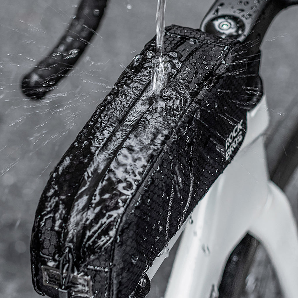 Rockbros viršutinė rėmo krepšeliai 0.9l - Juodas -- Bicycle Bags