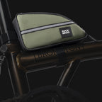 Rockbros trikampio dviračio rėmo krepšys 0.8l - Juodas -- Bicycle Bags