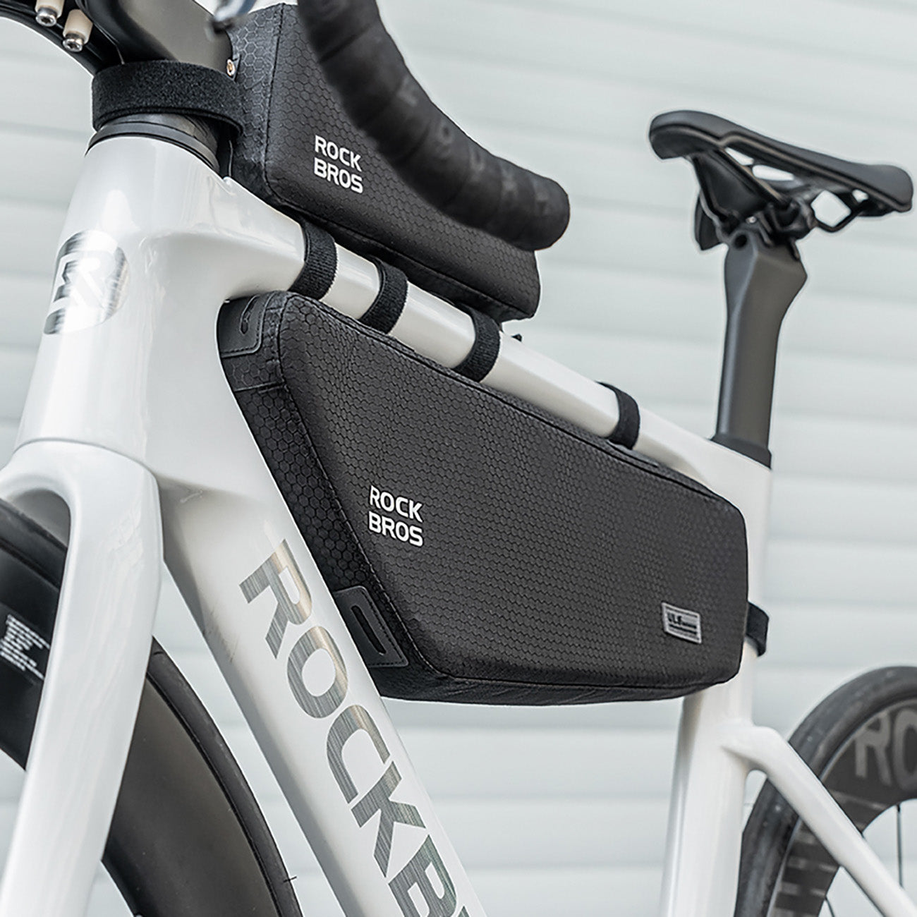 Rockbros dviračio krepšys rėmui po viršutine vamzdžio 2,9l - Juodas -- Bicycle Bags