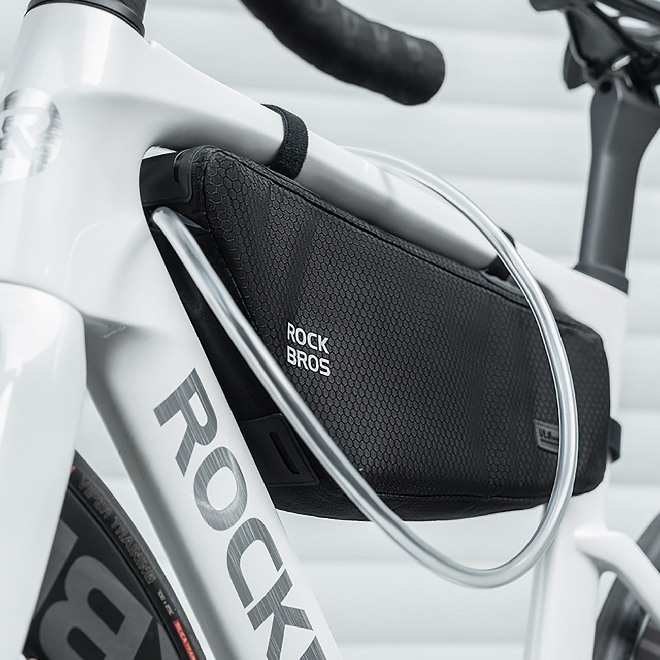 Rockbros dviračio krepšys rėmui po viršutine vamzdžio 2,9l - Juodas -- Bicycle Bags