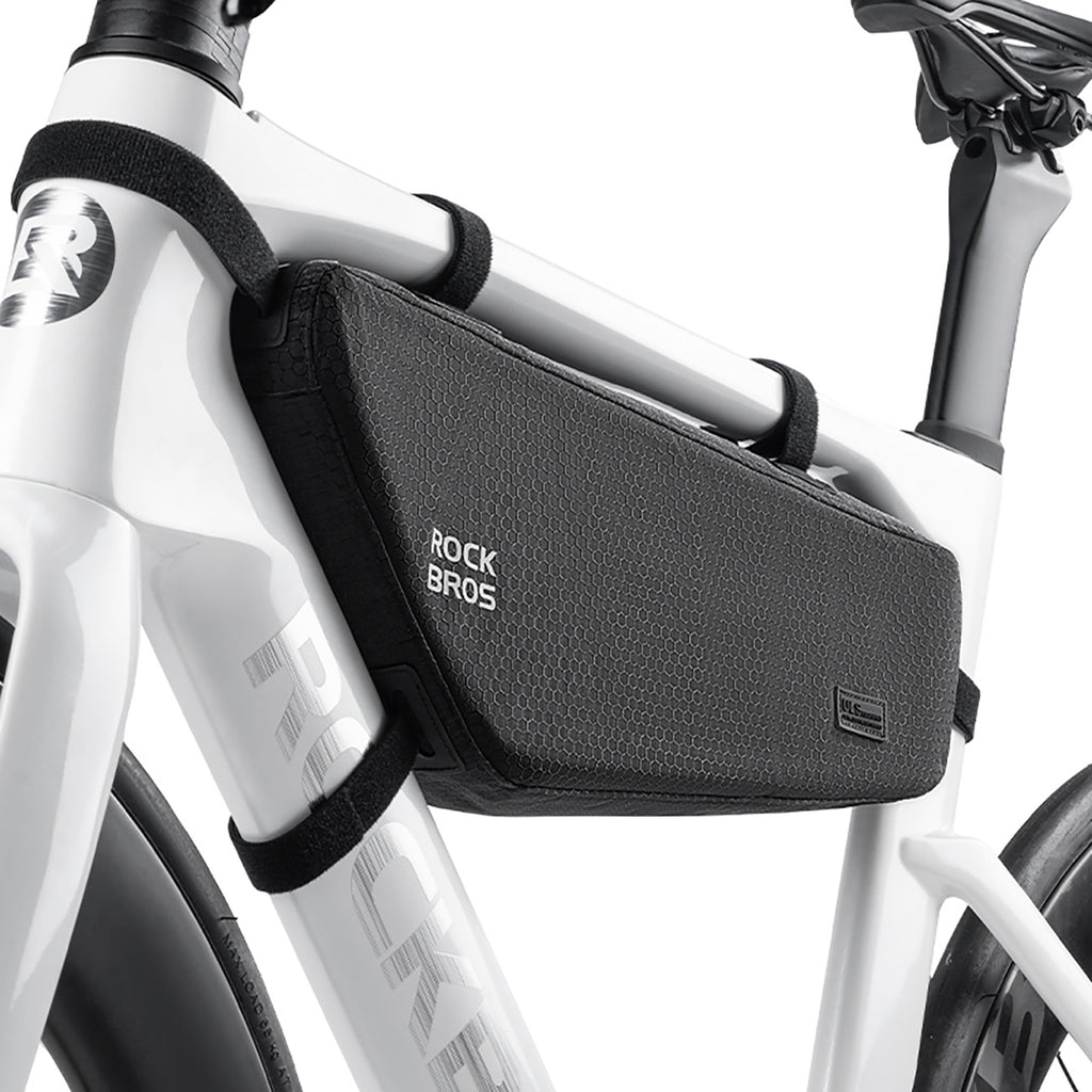 Rockbros dviračio krepšys rėmui po viršutine vamzdžio 2,9l - Juodas -- Bicycle Bags