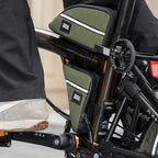 Rockbros trikampio formos dviračio rėmo krepšys 0,3l - juodas -- Bicycle Bags